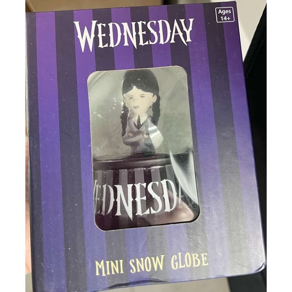 Wednesday Addams Mini Snow Globe 5" New in Box Surreal Entertainment(1-30)